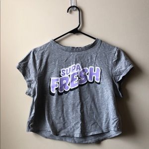 Crop top graphic T-shirt